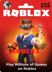 Roblox Card 25 USD Robux Key GLOBAL – SymaTV