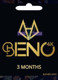 BENO 4K activation code 3 MONTHS